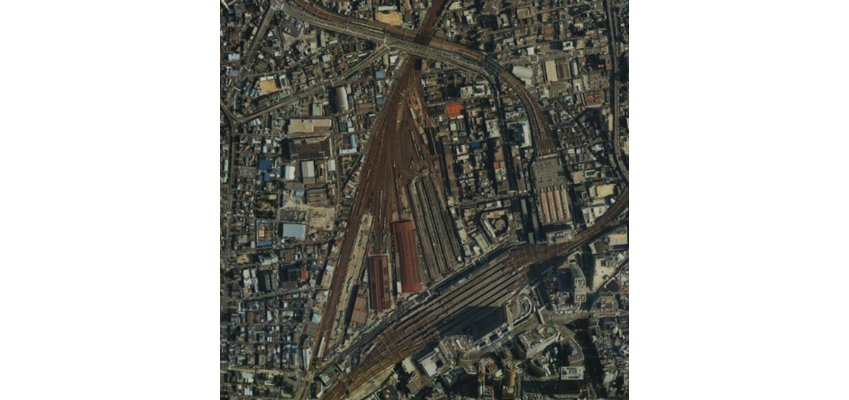 1985年の梅田空撮写真