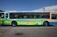 100％バイオディーゼル燃料バスの運行